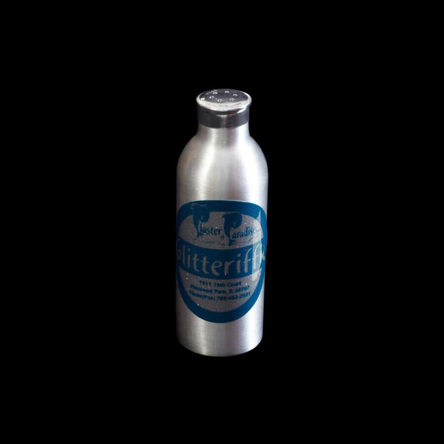 Glitter Container (Empty, 6" tall, reusable)